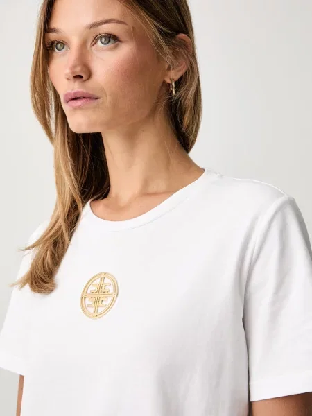 Elisabetta Franchi Póló | Oversize fit fehér