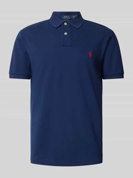 Polo Ralph Lauren polo granatowy gładki niebieska