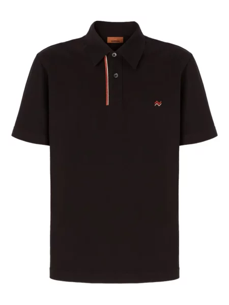 Polo Missoni cu broderie negru