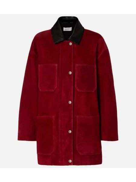 Geanta de piele Nour Hammour roșu