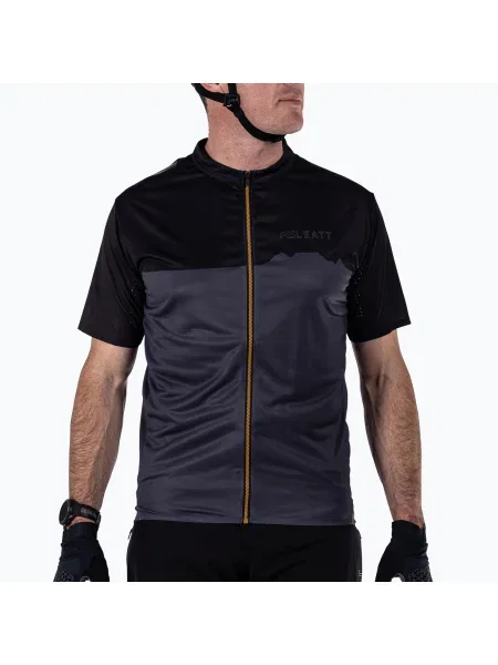 Bărbați Leatt MTB Trail ciclism tricou negru