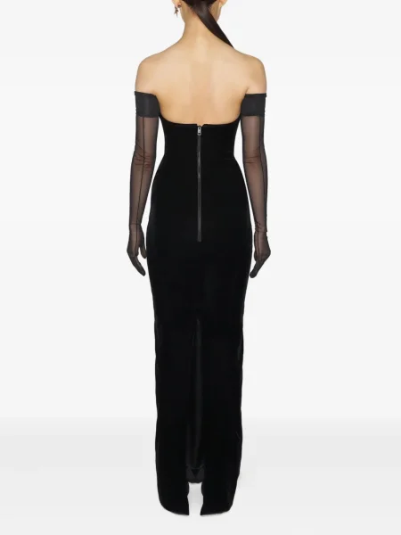 Rochie maxi Mugler negru