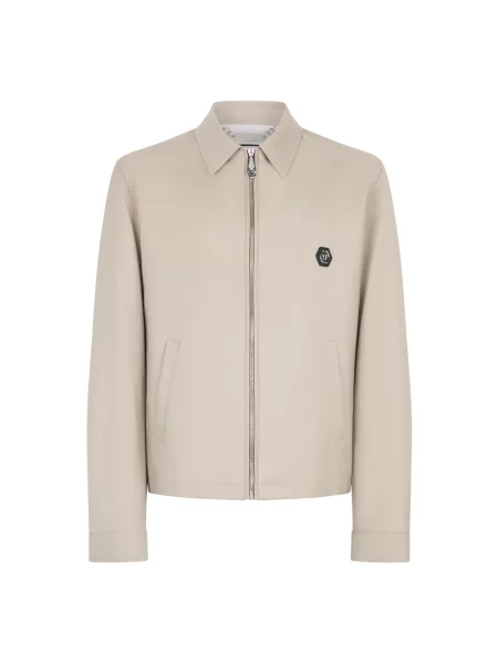 Kurtka Philipp Plein beżowa