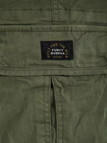 Funky Buddha Pantaloni cu kiwi verde