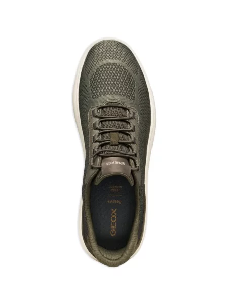 Sneakerși Geox plasă verde