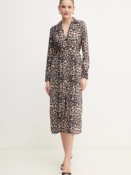 Morgan rochie midi drept RSPRING bej