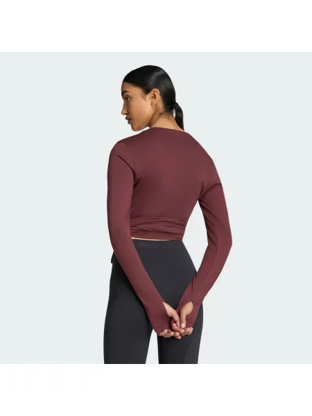 Pruhovaný zavinovací top Adidas
