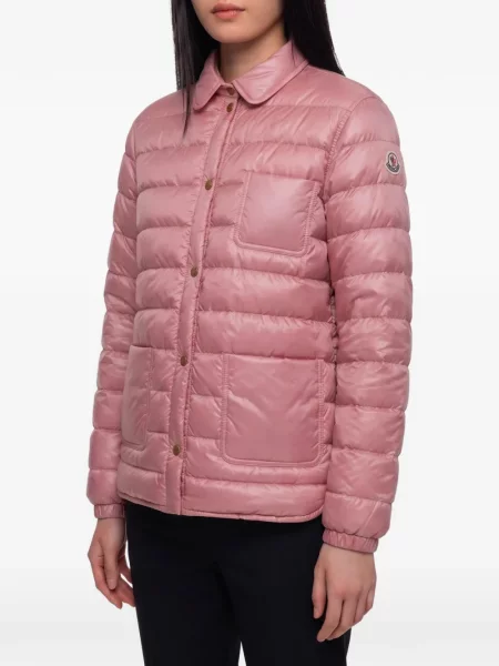 Geacă cu puf Moncler roz