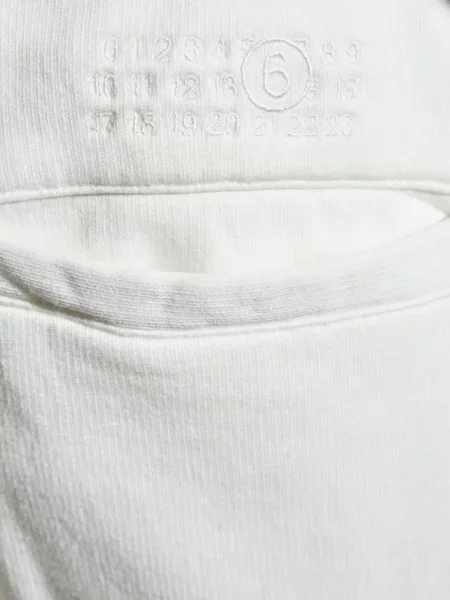 Панталон Mm6 Maison Margiela бяло