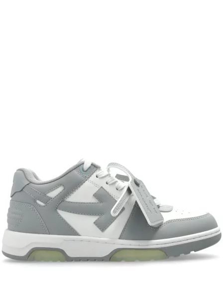 Top Off-white din piele business alb