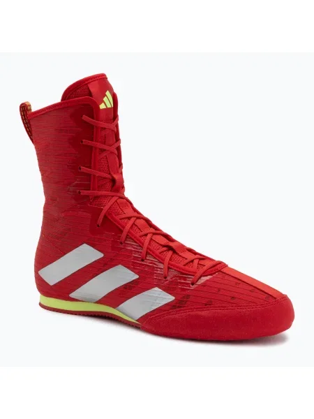 Boxerské topánky adidas Box Hog 4 red červená