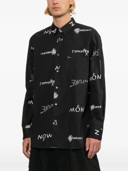 Cămașă Comme Des Garçons Shirt cu imagine negru