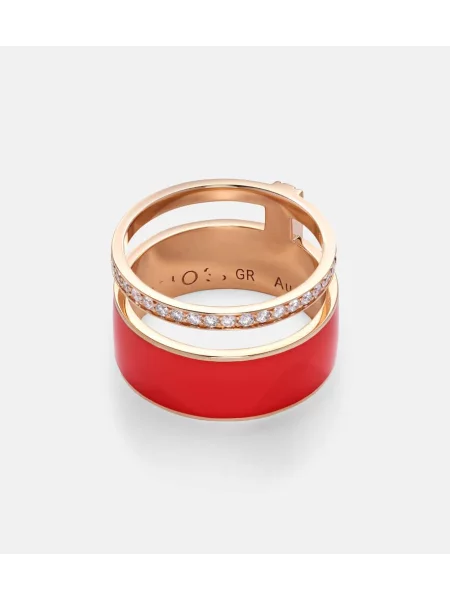 Prstan Repossi rdeča