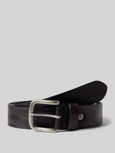 Pasek z naturalnej skóry Camel Active czarny