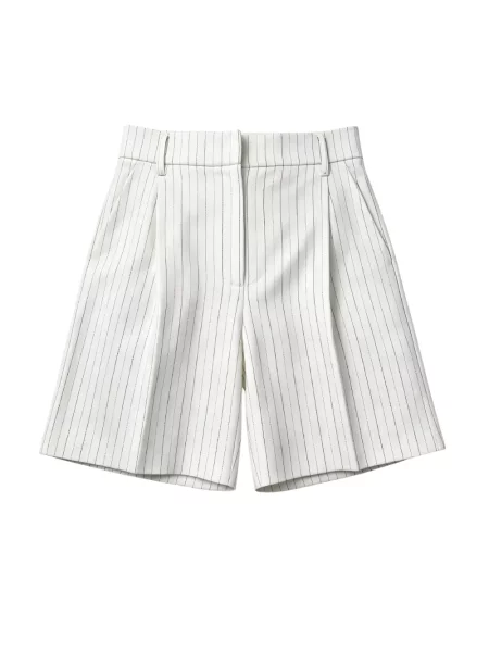Pantaloni scurți Brunello Cucinelli cu imagine alb