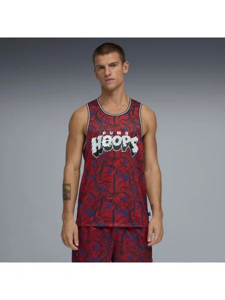 PUMA koszulka na ramiączkach Flagrant Foul Basketball Akcesoria S czerwony