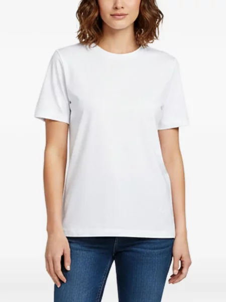 Tricou The Attico cu broderie alb