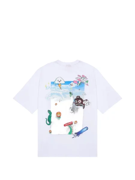 Μπλούζα Sprayground με σχέδιο λευκό