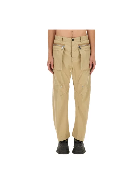 Spodnie Dsquared2 beżowe