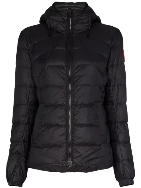 Płaszcz Canada Goose z kapturem czarny