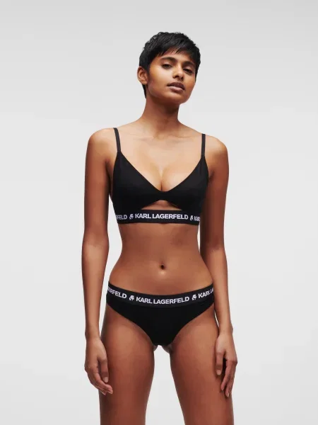 Karl Lagerfeld Sutien negru alb
