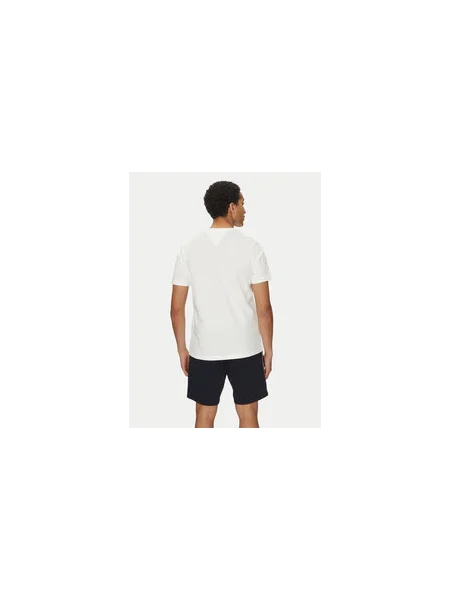 Tommy Hilfiger Póló Flag Box Regular Fit fehér