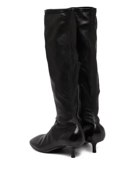 Botine Marsell din piele negru