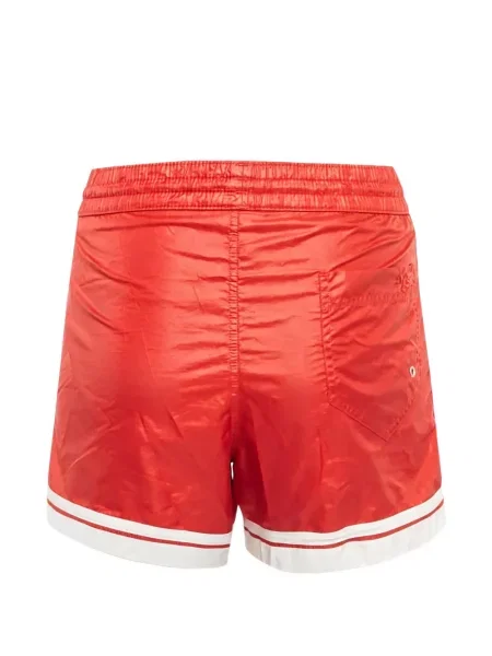 Pantaloni scurți D&g Preowned cu dungi cu cordon roșu