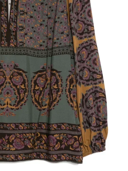 Bluză Ba&sh cu model floral cu imagine maro