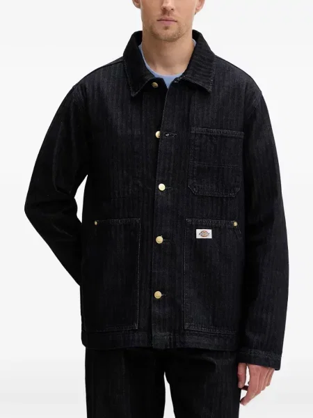 Geacă de blugi Dickies cu model herringbone albastru