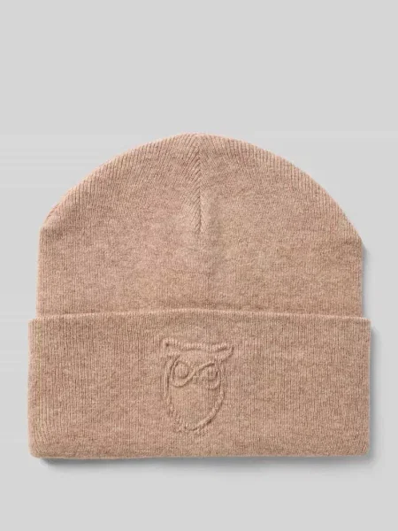 Czapka beanie z detalem z logo Knowledge Cotton Apparel
