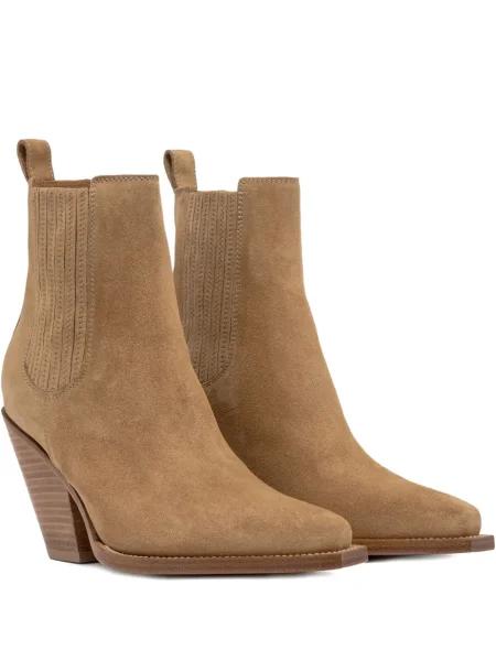 Botine Buttero din piele de căprioară maro
