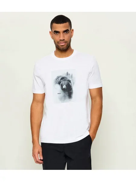 BOSS ORANGE Tricou Te_Being alb