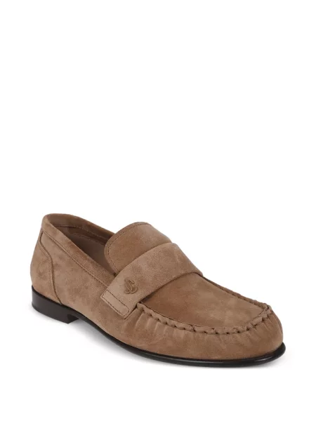 Szarvasbőr pántos loafer Jimmy Choo