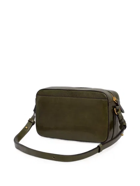 Geanta crossbody Sessun din piele verde