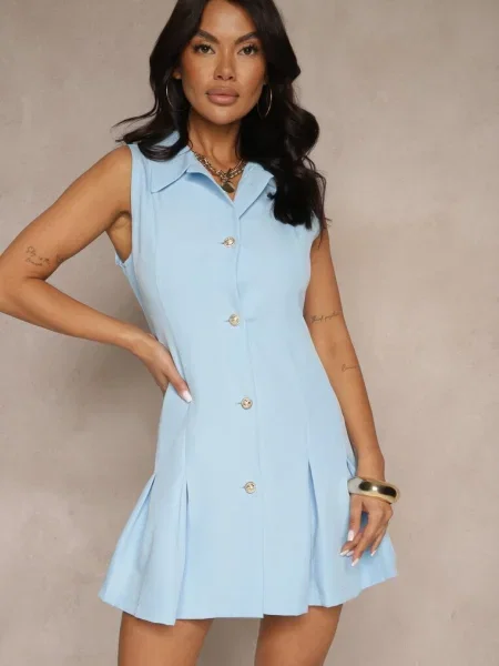 Rochie Rediure deschis albastru