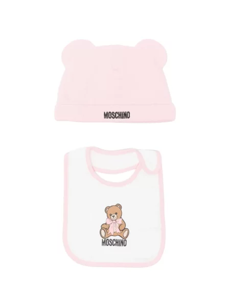 Czapka dziecięca Moschino różowa