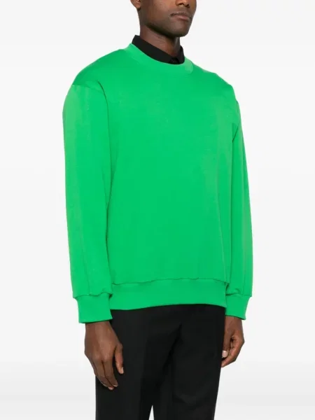 Hanorac crewneck Notrainproof cu decolteu rotund verde