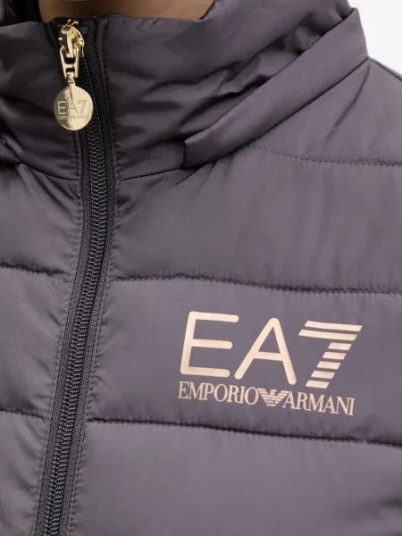 Geacă Ea7 Emporio Armani gri