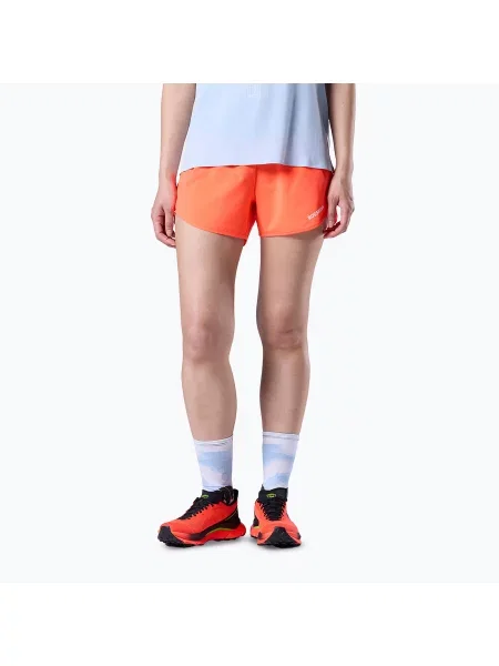 Дамски шорти за бягане Rossignol Sapa neon red червено