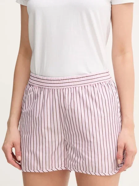 MAX&Co. pantaloni scurți femei cu imprimeu high waist roz