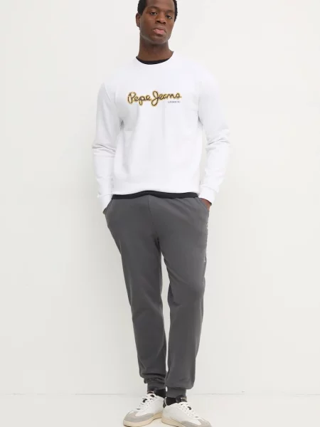 Кофта Pepe Jeans DORIAN CREW з принтом білий