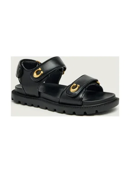 Coach De piele sandale BRYNN negru
