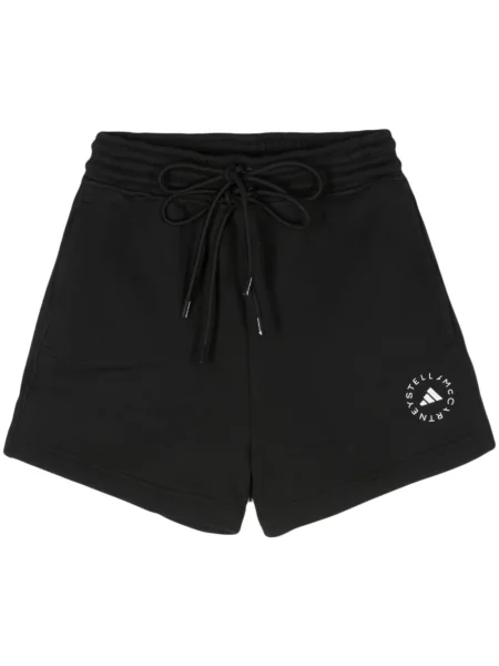 Pantaloni scurți Adidas cu imagine negru