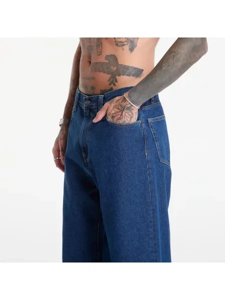Джинси Carhartt Wip з камінням сині