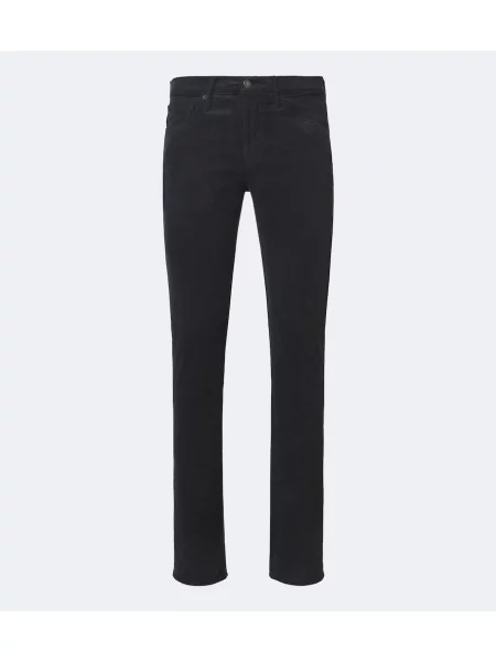 Pantaloni Tom Ford de catifea cord gri