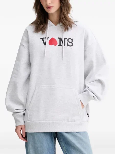 Hanorac cu glugă Vans gri