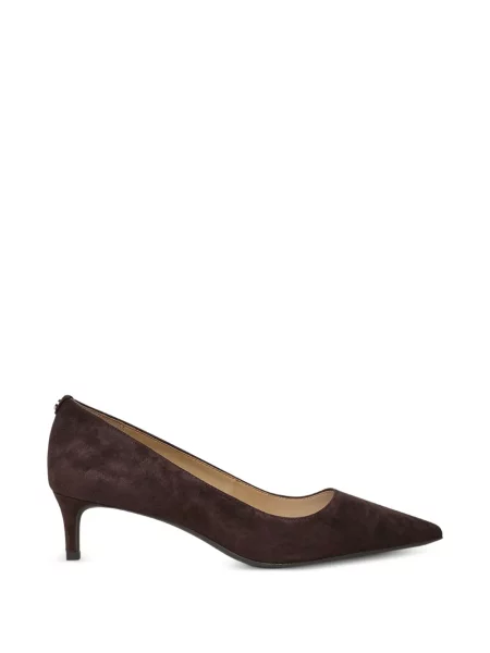 Pantofi cu toc Michael Michael Kors din piele de căprioară maro