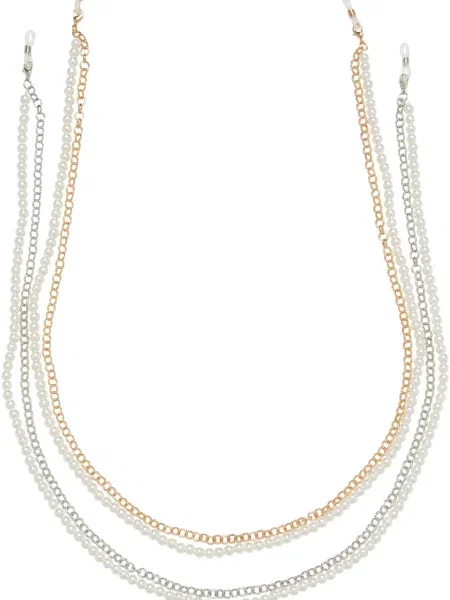 Urban Classics Sluneční brýle Pearl layering Chain zlatá