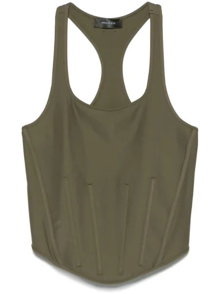 Top Mugler verde